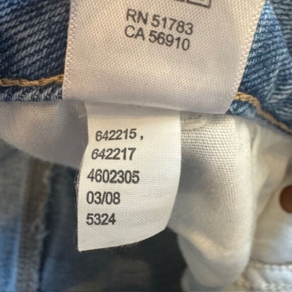 COPY - Maurices Womens Distressed Blue Denim Cheeky Taper Ankle 22W Regular Str… - Picture 13 of 13